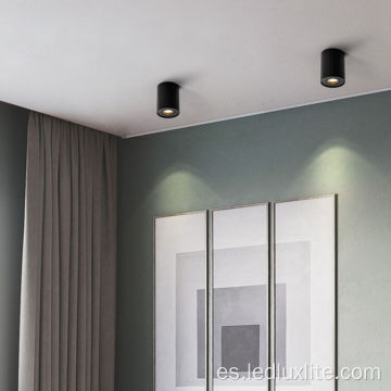 Downlight sin molduras de montaje en superficie redondo LED ajustable